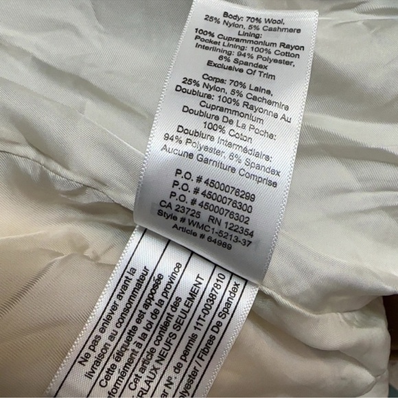 Aritzia Babaton Wool Cashmere Funnel Neck Mid-Length Coat | Heather Grey - Picture 11 of 11